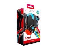 Kit d'accessoires de voyage STEALTH Premium pour Nintendo Switch et Switch Lite - Bleu et Rouge