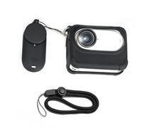 Kit d'accessoires en silicone pour GO 3S avec étui pour appareil photo, lanière, sangles anti-perte et cache-objectif