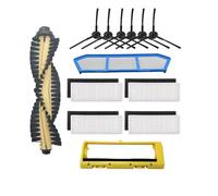 Kit d'accessoires for aspirateur Ilife A4 A4S A40, pièces détachées, filtre HEPA, filtre primaire, brosse latérale, rouleau, brosse, housse, serpillière, chiffon Louable(Yellow)