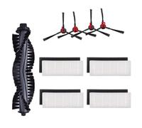 Kit d'accessoires for aspirateur Ilife A4 A4S A40, pièces détachées, filtre HEPA, filtre primaire, brosse latérale, rouleau, brosse, housse, serpillière, chiffon Louable(Kit-3)