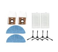 Kit D'accessoires For Aspirateur Robot, Brosse Latérale, Chiffon, Filtre, Sac À Poussière, Compatible Avec ILIFE V9/V9 Pro