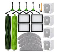 Kit d'accessoires for aspirateur robot Roomba Combo I5+ J5+: brosse rotative, filtre, serpillière, sac d'aspirateur et brosse latérale
