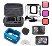 Kit d'accessoires for caméras d'action Populaires de la série GoPro: boîtier étanche, Sac de Transport et trépied for la Photographie Sportive en extérieur(XMV6610E)