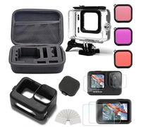 Kit d'accessoires for caméras d'action Populaires de la série GoPro: boîtier étanche, Sac de Transport et trépied for la Photographie Sportive en extérieur(XMV6610D)