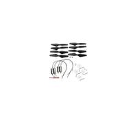 Kit d'accessoires for Drone Pliable LS11, Protecteur de Pale d'hélice A17s HJ28 for Drone Q6 G6, Bras de quadricoptère Pliable, engrenage Moteur R2s(2Pset 8mm)
