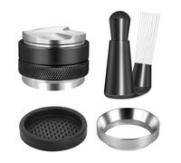 Kit D'accessoires For Expresso 5 Pièces, Distributeur De Café Et Niveleur De Doseur, Ensemble D'outils WDT Et D'entonnoir De Dosage For 51/53/58 Mm(1pcs)