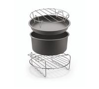 Kit D'accessoires Friteuse Easy Fry Xxl Noir Et Métal Tefal