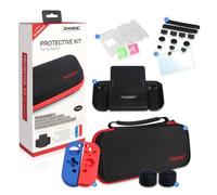 Kit d'accessoires - INF - Étui de protection Nintendo Switch - Protection écran - Rangement jeux - Mixte