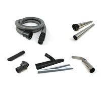 Kit d'accessoires Kallefornia K657E composé d'un tuyau avec manchon à outils, d'une poignée, d'un tuyau et de buses pour Spit AC 1630P