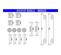 ATE 03.0137-9322.2 Kit d'accessoires, mâchoire de frein