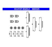 ATE 03.0137-9325.2 Kit d'accessoires, mâchoires de frein de stationnement