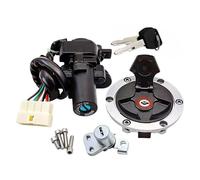 Kit d'accessoires Moto Comprenant Un contacteur d'allumage, Un verrou de Bouchon de réservoir d'essence et Une clé pour Kawasaki Ninja 300 EX300A SE 2014-2015