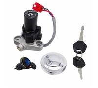 Kit d'accessoires Moto Comprenant Un contacteur d'allumage, Un verrou de Bouchon de réservoir d'essence et Une clé pour Yamaha XVS650 Drag Star (1997-2002)