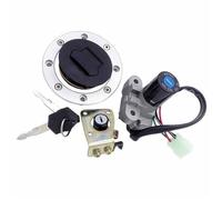 Kit d'accessoires Moto Comprenant Un contacteur d'allumage, Un verrou de Bouchon de réservoir et Une clé pour Suzuki GS500 (2001-2002) et TL1000R (1998-2003).