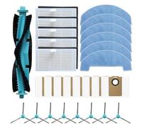 Kit d'accessoires pièce de rechange pour Ultenic pour T20 Pro pour T10 Lite pour aspirateur Honor S3 R3, brosse rouleau principale, brosse latérale, filtre, chiffon serpillère, sac (B)