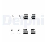 Delphi Kit d'accessoires plaquettes de frein à disque LX0313