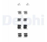 Kit d'accessoires, plaquette de frein à disque DELPHI LX0339