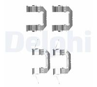 Kit d'accessoires, plaquette de frein à disque DELPHI LX0529