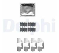 Kit d'accessoires, plaquette de frein à disque DELPHI LX0536