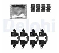 Kit d'accessoires, plaquette de frein à disque DELPHI LX0550