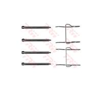 Kit d'accessoires, plaquette de frein à disque TRW PFK238