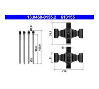 Kit d'accessoires, plaquette de frein ATE 13.0460-0155.2