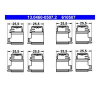 Kit d'accessoires, plaquette de frein ATE 13.0460-0507.2