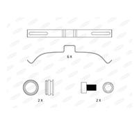Kit d'accessoires, plaquette de frein BERAL FAC175