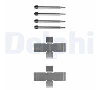 Kit d'accessoires, plaquette de frein DELPHI LX0006