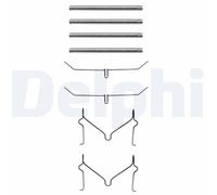 Kit d'accessoires, plaquette de frein DELPHI LX0182