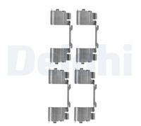 Kit d'accessoires, plaquette de frein DELPHI LX0479