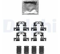 Kit d'accessoires, plaquette de frein DELPHI LX0677