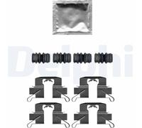 Kit d'accessoires, plaquette de frein DELPHI LX0696