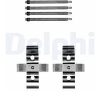 Kit d'accessoires, plaquette de frein DELPHI LX0702