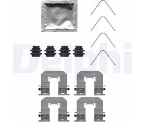 Kit d'accessoires, plaquette de frein DELPHI LX0716