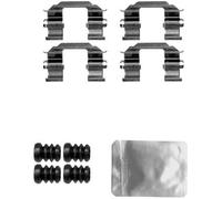 Kit d'accessoires, plaquettes de frein à disque METZGER pour CHEVROLET AVEO /