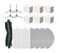 Kit d'accessoires pour aspirateur Cecotec pour Conga 7490 pour Ultimate Home pour X-Treme pour Genesis Robot Aspirateurs comprenant une brosse principale, 4 filtres, 4 chiffons serpillères, 4 brosses