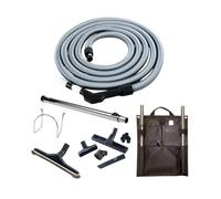 Kit d'accessoires pour Aspirateur Central avec Tuyau On/Off Confort - 10,7 ML - Compatible avec Beam, Cyclovac, Duovac, Husky et Autres Marques - Une Multitude d'accessoires