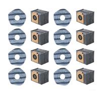 Kit d'accessoires pour aspirateur EUFY X10 Pro pour robot aspirateur OMNI, 14 pièces de rechange comprenant 6 serpillères et 8 sacs à poussière