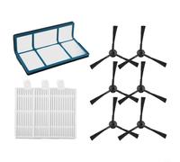 Kit d'accessoires pour aspirateur - Maille préfiltre et 36 brosses latérales - Pour Medion MD18500 MD18600 MD18501 MD16192 - Pour ZACO V3s V5 V5s V5s Pro