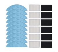 Kit d'accessoires pour aspirateur robot Cecotec pour Conga 7490 Immortal 8290 Immortal avec serpillères et éléments filtrants pour un entretien régulier (B)