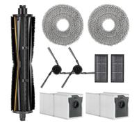 Kit d'accessoires pour aspirateur robot Dreame X40 Ultra Complete / L40 Ultra / X40 Master - 1 brosse TriCut - 2 serpillères - 2 sacs à poussière - 2 brosses latérales - 2 filtres - Pièces de rechange