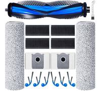 Kit d'accessoires pour aspirateur robot Ecovacs Deebot T80 Omni - 1 brosse à rouleau, 2 rouleaux de nettoyage pour serpillère