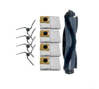 Kit d'accessoires pour aspirateur robot Eufy C10 avec brosse à rouleau, 4 brosses latérales et 4 sacs à poussière, brosse principale en caoutchouc ABS pour nettoyage en profondeur et portée des coins