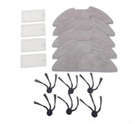 Kit d'accessoires pour aspirateur robot Eureka E20 pour Evo pour Plus - Filtres HEPA en microfibre, serpillère en microfibre, brosses latérales de rechange