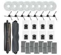 Kit d'accessoires pour aspirateur robot Mova E40 Ultra avec brosse principale résistante, brosses latérales, filtres HEPA en fibre soufflée par fusion et serpillère en microfibre