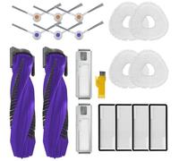 Kit D'Accessoires Pour Aspirateur Robot Narwal Freo X Ultra Pièces De Rechange 18 Paquets 2 S Principales 4 Filtres 6 S Latérale