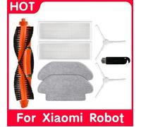 Kit d'accessoires pour aspirateur robot Xiaomi S10 S12 - INF - 8 pièces - Gris