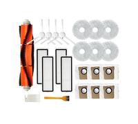 Accessoires de pièces de rechange pour Xiaomi Mijia Omni /X10 Plus/Dream S10 Pro/Dream L10S Ultra, kit d'accessoires de remplacement pour aspirateur, 1 brosse principale, 4 brosses latérales, etc.