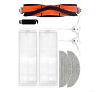 Kit d'accessoires pour aspirateur ZACO M1S, 2 filtres, 2 serpillères, 2 brosses latérales, 1 brosse principale rouleau et brosse de nettoyage, pièce de rechange